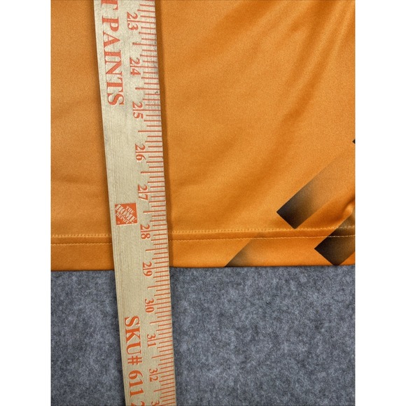 Slazenger Golf Polo Shirt Men Medium Orange Geometric Lightweight Casual Classic - Picture 10 of 10